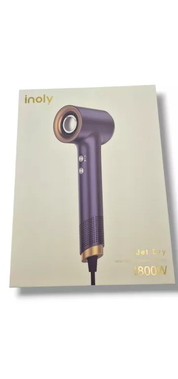 SUSZARKA DO WŁOSÓW INOLY JET DRY 1800W ICS01 MIDNIGHT BLUE KOMPLET JAK NOW