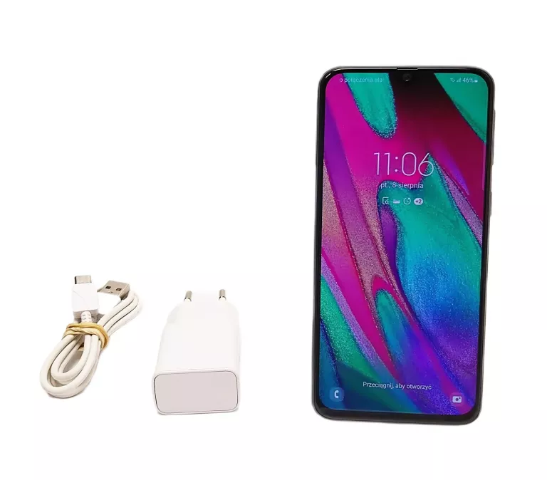 TELEFON SAMSUNG GALAXY A40 USB ŁAD ETUI CIENIE NA MATRYCY