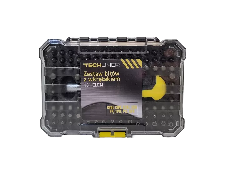 ZESTAW BITÓW Z WKRĘTAKIEM TECHLINER 101 EL. KOMPLET