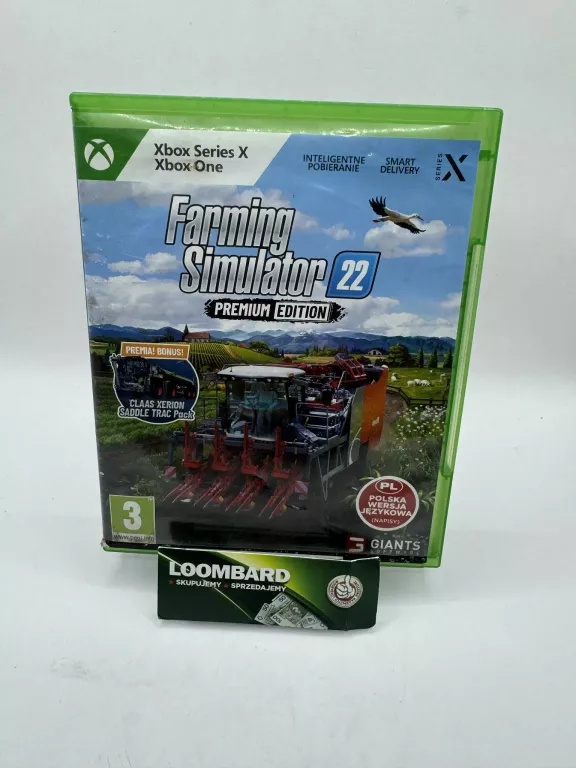 GRA XBOX ONE FARMING SIMULATOR 22 PREMIUM EDITION