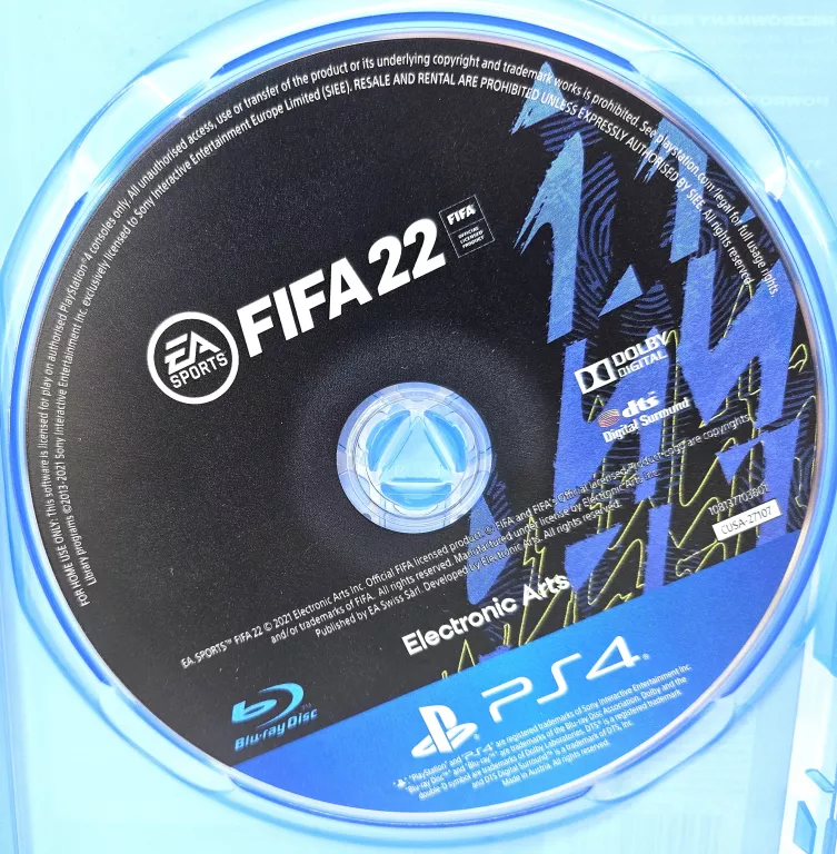 FIFA 22 GRA NA KONSOLĘ  PS4