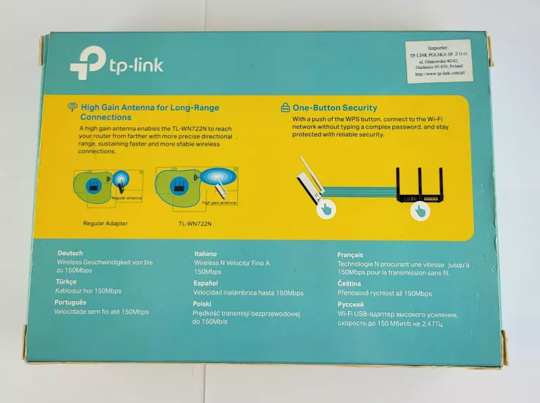 TP-LINK TL-WN722N KARTA SIECIOWA