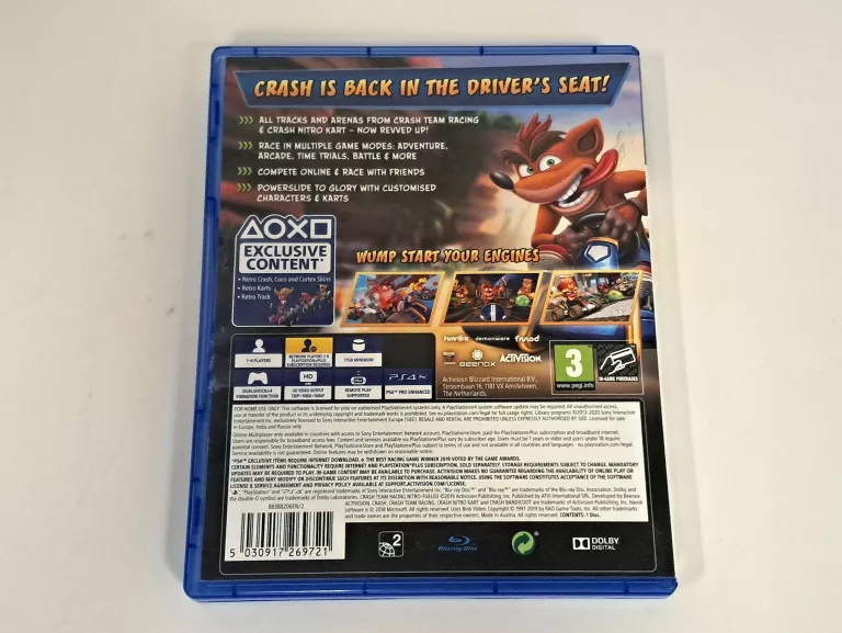 CRASH TEAM RACING NITRO FUELED PS4
