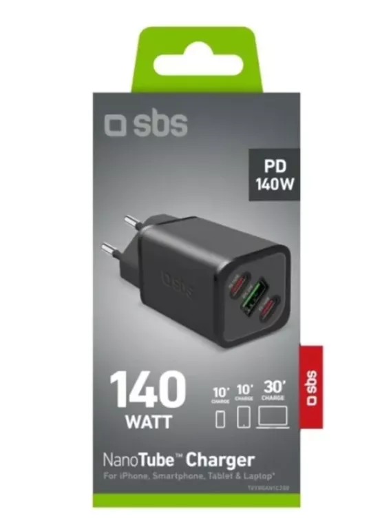 ŁADOWARKA SIECIOWA SBS NANOTUBE CHARGER 140W