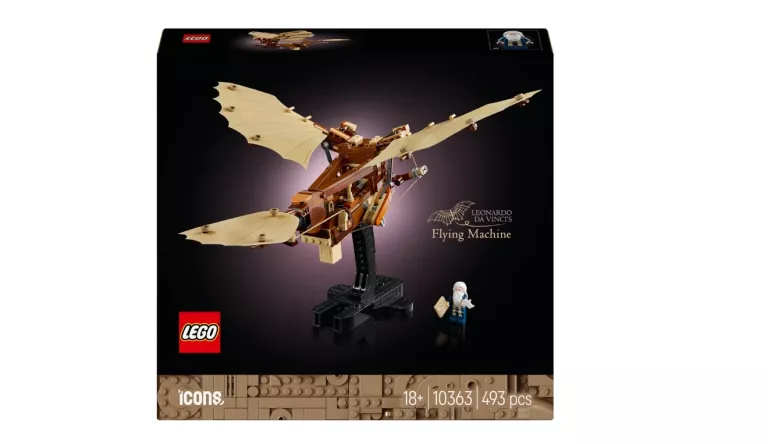 KLOCKI LEGO ICONS 10363 MASZYNA LATAJĄCA LEONARDA DA VINCI