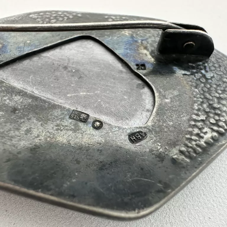 SC064 WYJĄTKOWA DAMSKA BROSZKA ZE SREBRA 925 OKSYDOWANA 14,5G
