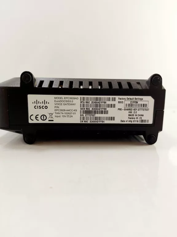 ROUTER TECHNICOLOR CISCO EPC3928S