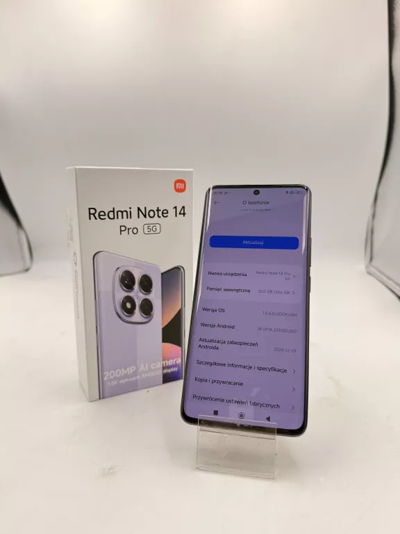 TELEFON XIAOMI REDMI NOTE 14 PRO 5G 8/256GB OPISS!!!