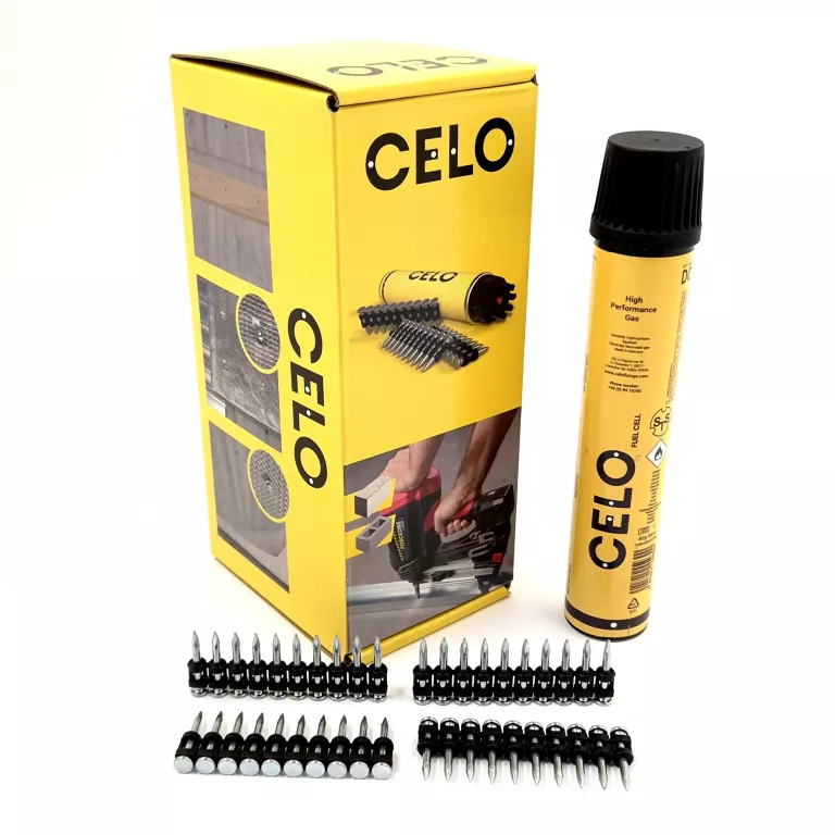 GWOŹDZIE CELO TKA 25MM OSADZAK GAZOWY FORCE ONE 800 SZT. + GAZ