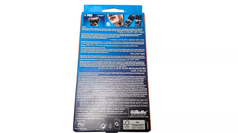 GILLETTE PROGLIDE MASZYNKA DO GOLENIA + 4 OSTRZA WYMIENNE + STOJAK