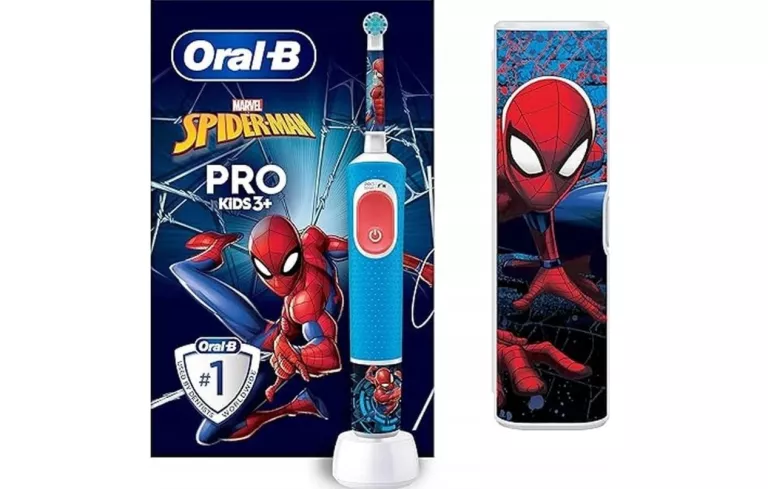 SZCZOTECZKA DO ZĘBÓW ORAL-B SPIDER-MAN MARVEL DLA DZIECI ROTACYJNA 2 TRYBY