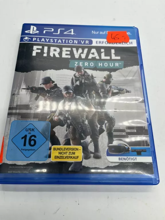 GRA PS4 FIREWALL ZERO HOUR VR