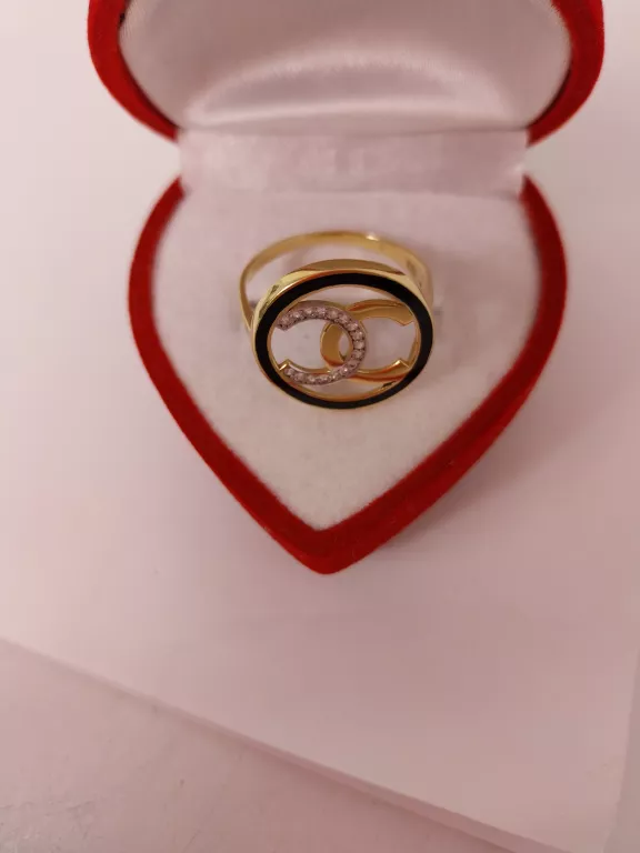 ZŁOTY PIERŚCIONEK CHANEL 585