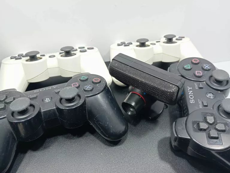 KONSOLA PS3 Z MEGA ZESTAWEM 13 GIER MOVE 4 PADY SING STAR WONDERBOOK