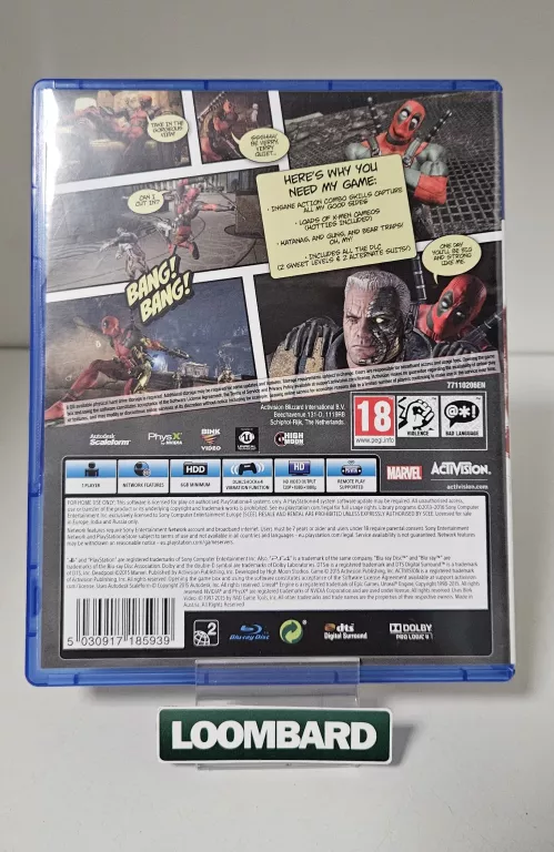 DEADPOOL SONY PLAYSTATION 4 (PS4)