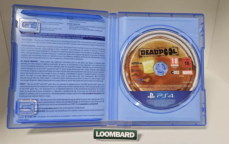 DEADPOOL SONY PLAYSTATION 4 (PS4)