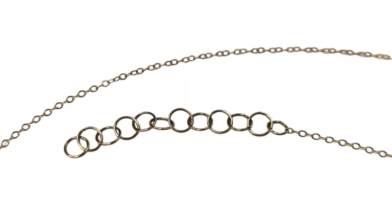 ZŁOTY ŁAŃCUSZEK 585 14K SERCA 45CM 1,13G