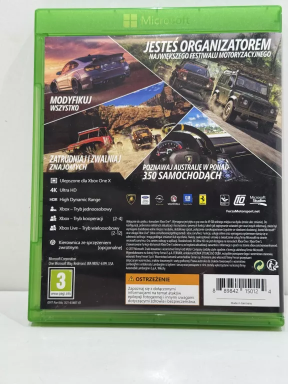 XBOX ONE FORZA HORIZON 3