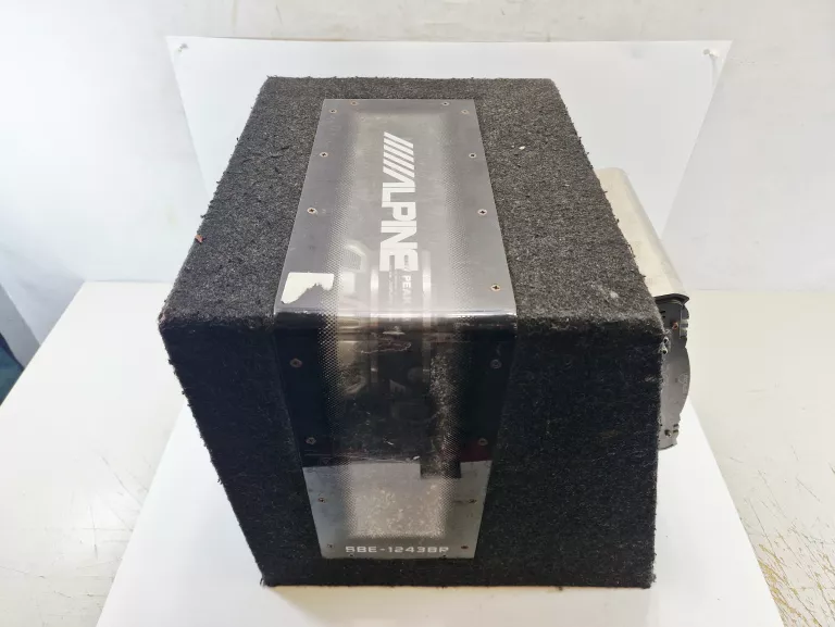 SUBWOOFER SAMOCHODOWY ALPINE SBG-1244BP MAX 800W WZMACNIACZ MAC MPX 2000