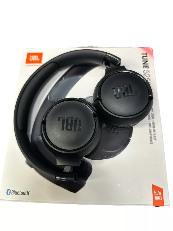 SŁUCHAWKI NAUSZNE BEZPRZEWODOWE JBL TUNE 525BT CZARNE