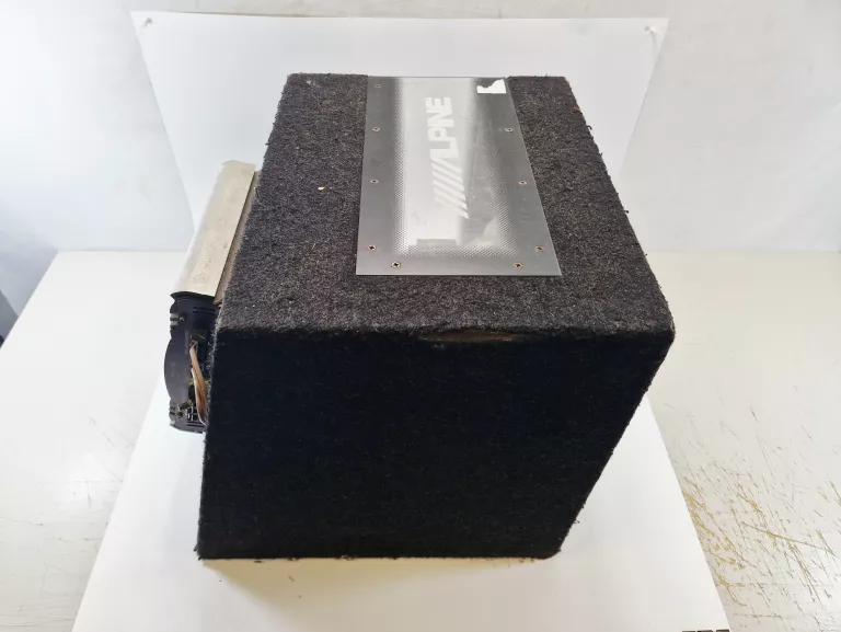 SUBWOOFER SAMOCHODOWY ALPINE SBG-1244BP MAX 800W WZMACNIACZ MAC MPX 2000