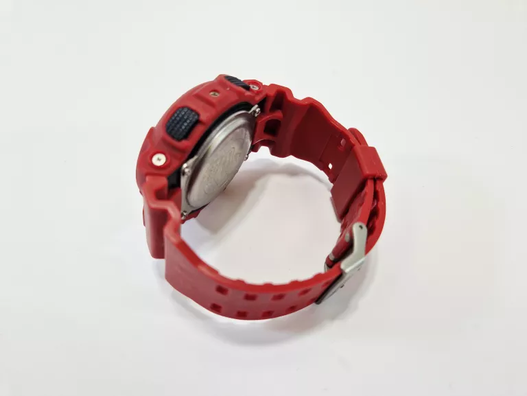 ZEGAREK SPORTOWY MĘSKI CASIO G-SHOCK GA-100H CZERWONY | PUDEŁKO