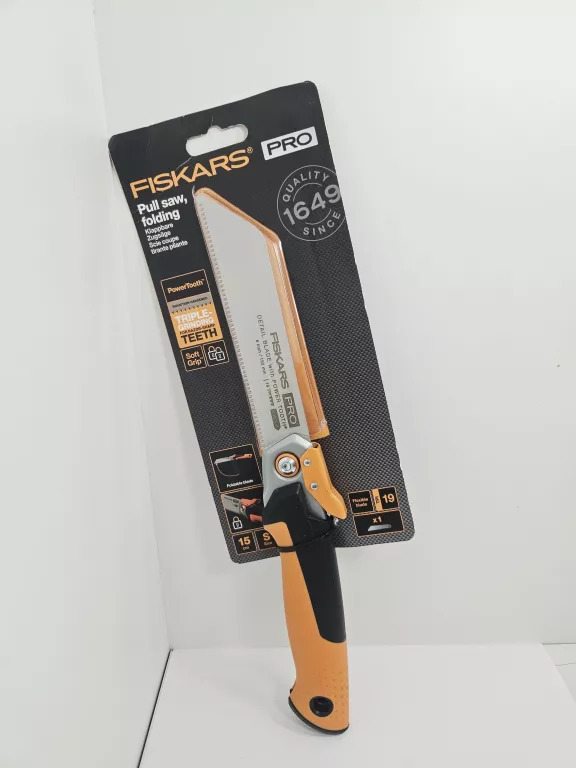 PIŁA SKŁADANA POWERTOOTH 15CM, 19 TPI FISKARS