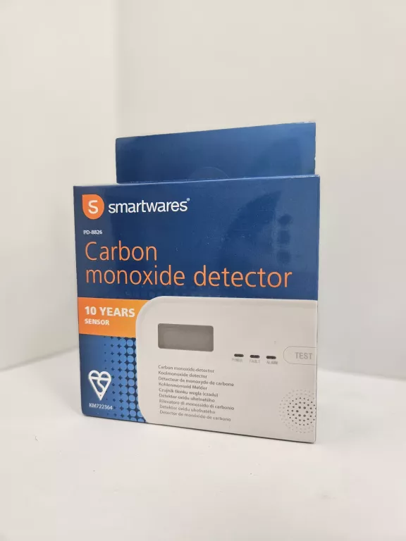 CZUJNIK CZADU TLENKU WĘGLA SMARTWARES CARBON PD-8826