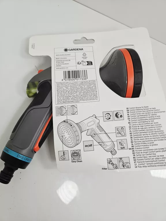 GARDENA COMFORT WIELOFUNKCYJNY PISTOLET ZRASZAJĄCY 18315