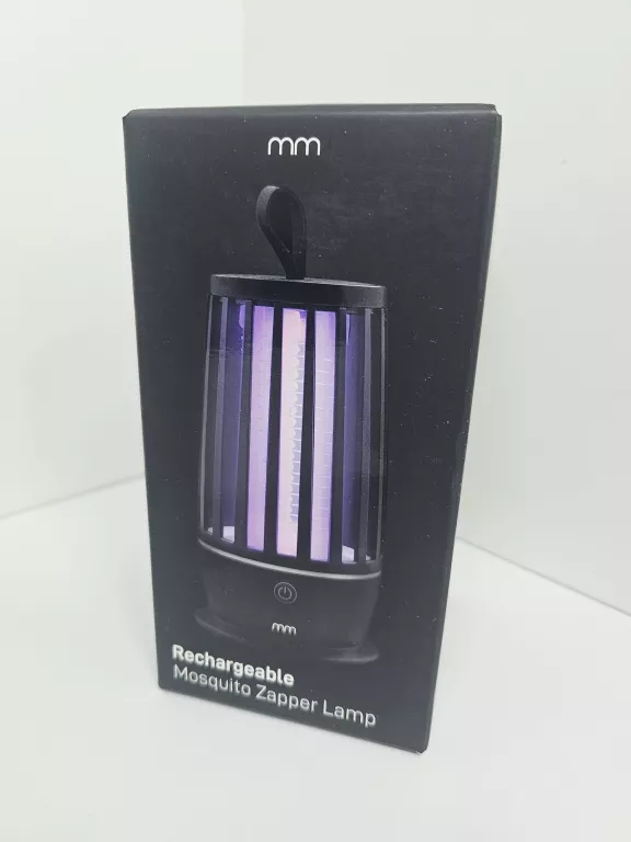 LAMPA OWADOBÓJCZA ZEWNĘTRZNA LAMPA NA KOMARY MUCHY UV NA BATERIE 2000MA
