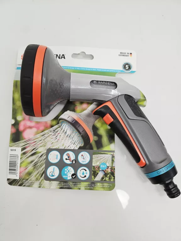 GARDENA COMFORT WIELOFUNKCYJNY PISTOLET ZRASZAJĄCY 18315