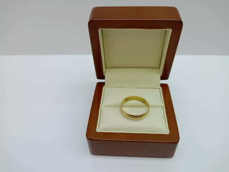ZŁOTA OBRĄCZKA 2,07G PR.585 ROZMIAR 19