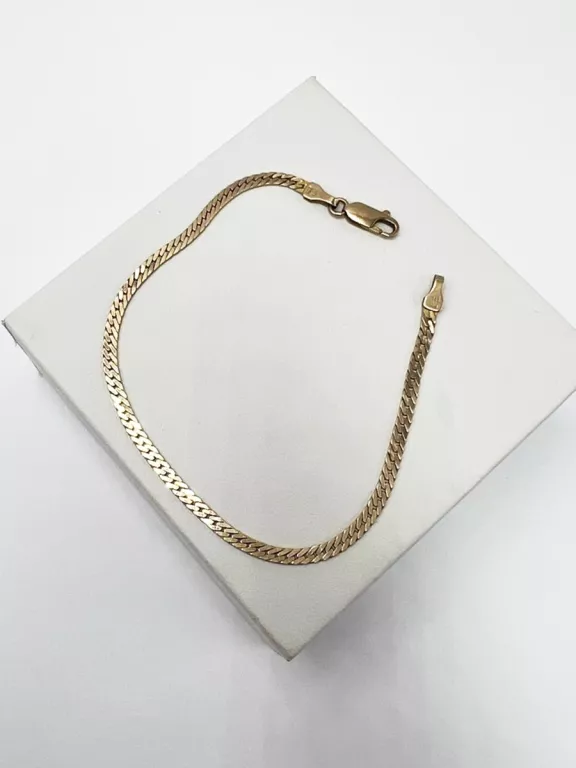 ŚLICZNA ZŁOTA BRANSOLETKA P.333/3,37G/19,50CM