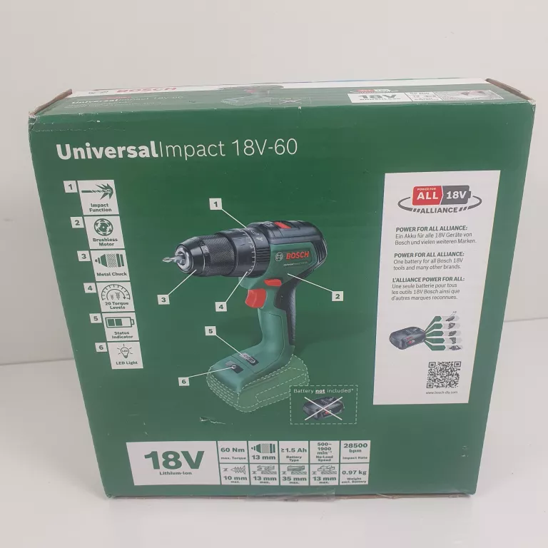 WKRĘTARKA UNIVERSALIMPACT 18V-60 BOSCH KORPUS BODY