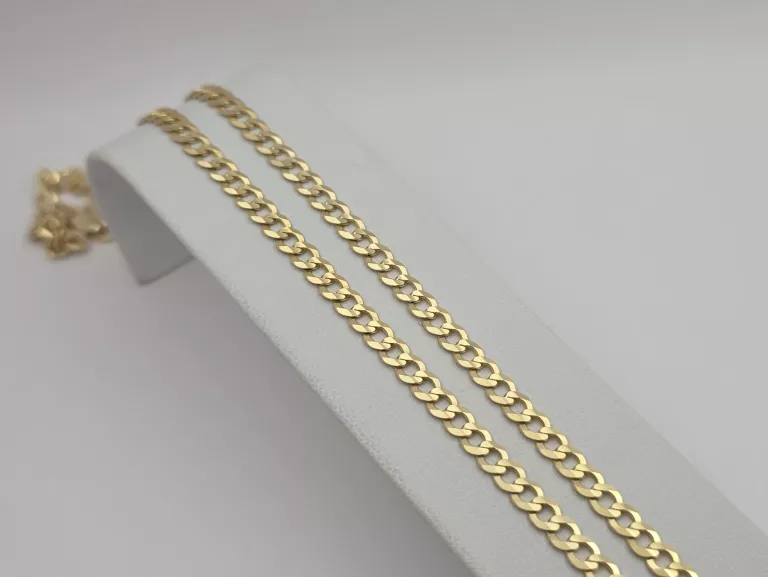 ZŁOTY ŁAŃCUSZEK SPLOT: PANCERKA - 585 14K 55CM 11,70G