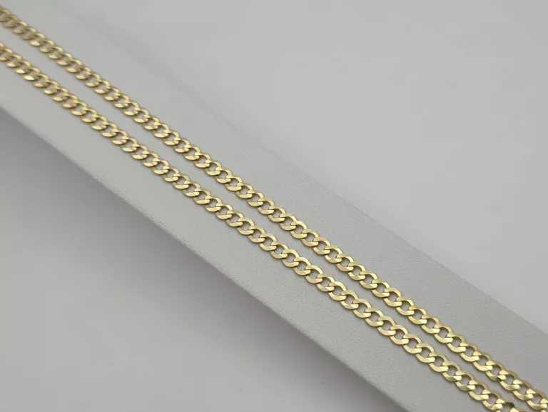 ZŁOTY ŁAŃCUSZEK SPLOT: PANCERKA - 585 14K 55CM 11,70G