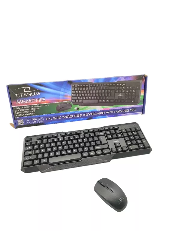 KLAWIATURA + MYSZ ESPERANZA TITANUM MEMPHIS (TK108) PUDEŁKO