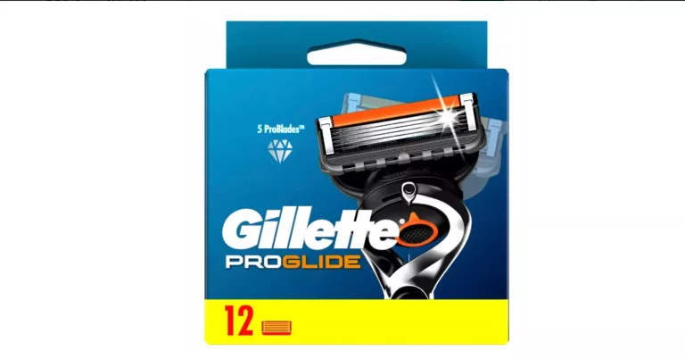 GILLETTE PROGLIDE OSTRZA WYMIENNE DO MASZYNKI DO GOLENIA DLA MĘŻCZYZN 12SZ