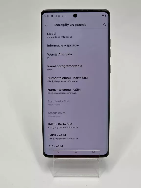 TELEFON MOTOROLA MOTO G85 5G 12/256GB CZARNY