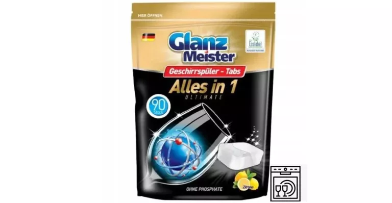 GLANZ MEISTER TABLETKI DO ZMYWARKI ALLES IN 1 ULTIMATE 90SZT CYTRYNA NIEMC