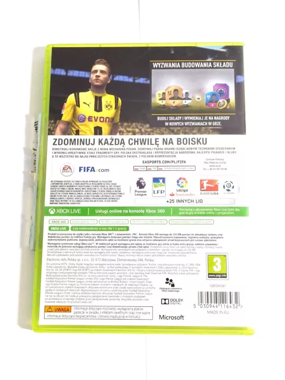 GRA NA XBOX 360 FIFA 17