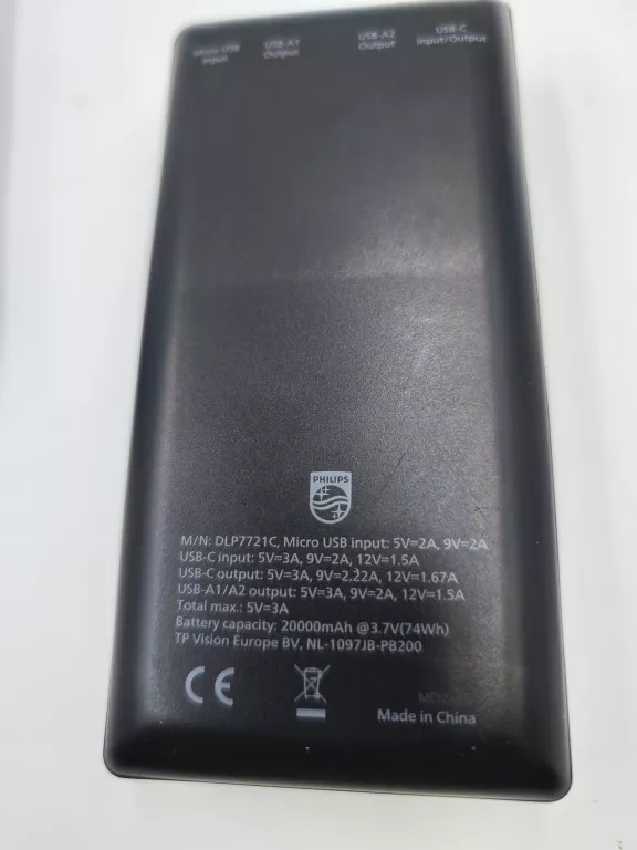 POWERBANK PHILIPS 20000MAH PUD