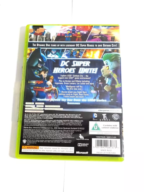 GRA NA XBOX 360 BATMAN 2 DC SUPER HEROSES LEGO