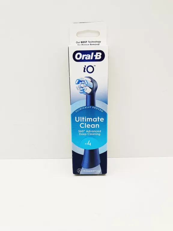 KOŃCÓWKA SZCZOTECZKI ORAL-B IO ULTIMATE CLEAN CZARNE 4 SZT