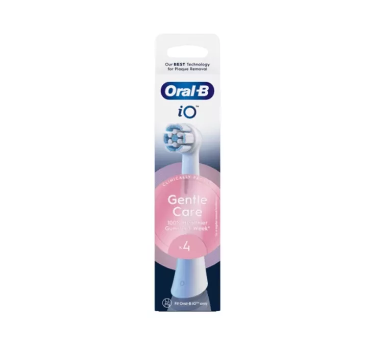 KOŃCÓWKA SZCZOTECZKI ORAL-B IO GENTLE CARE BIAŁE 4 SZT