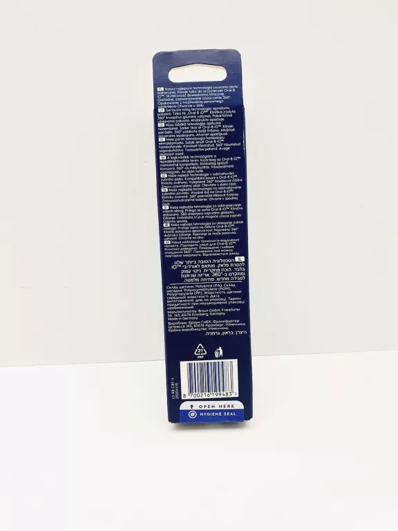 KOŃCÓWKA SZCZOTECZKI ORAL-B IO ULTIMATE CLEAN CZARNE 4 SZT