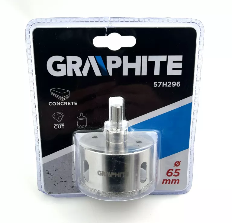 WIERTŁO DIAMENTOWE DO GRESU 65 MM GRAPHITE 57H296