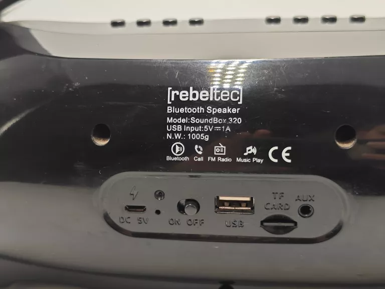 GŁOŚNIK BLUETOOTH REBELTEC SOUNDBOX 320