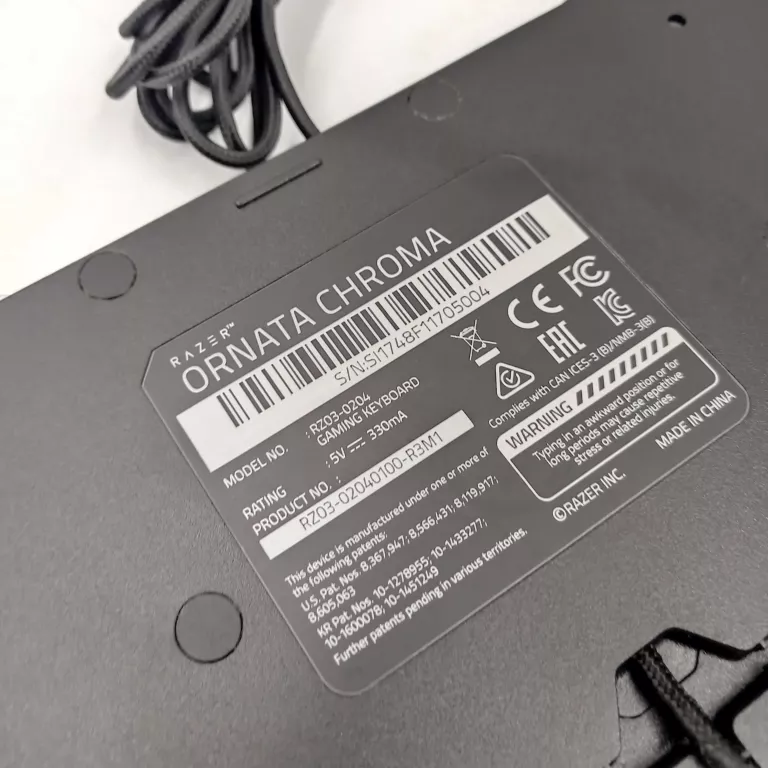 KLAWIATURA RAZER ORNATA CHROMA