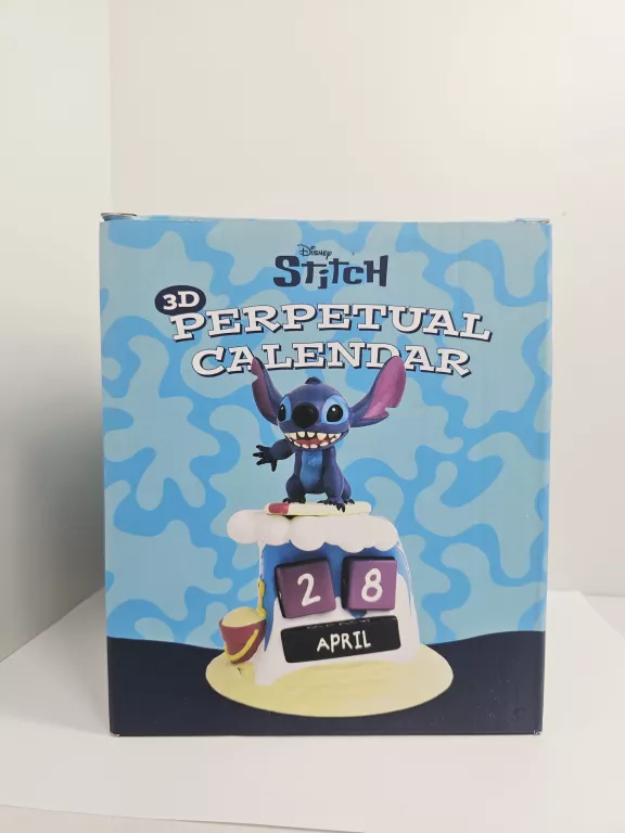 DISNEY STITCH SURFER - WIECZNY KALENDARZ 3D
